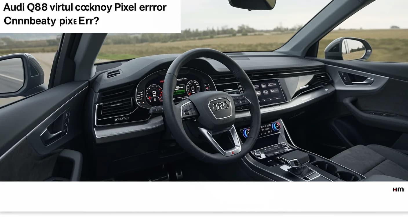 2021 Audi Q8 — Audi Q8 virtual cockpit pixel error