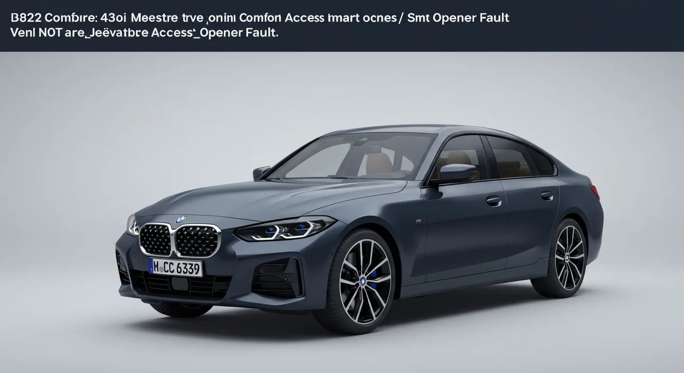 2022 BMW 430i — 2022 BMW 430i manufacturer_communication