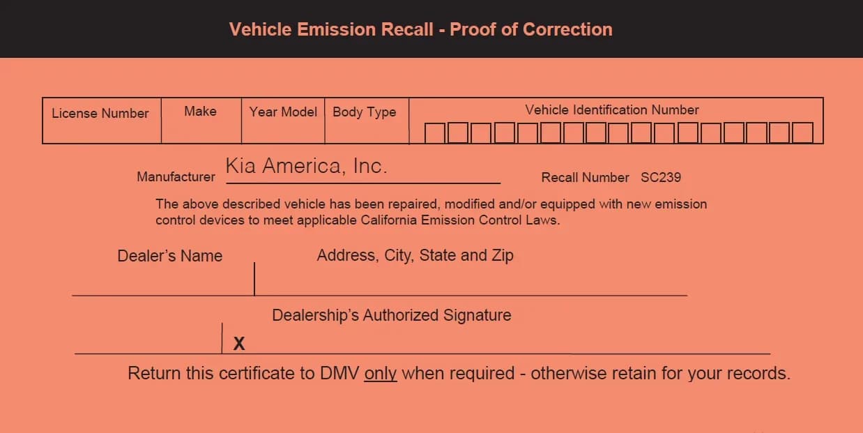 2023 Kia Sportage — manufacturer_communication document image 1