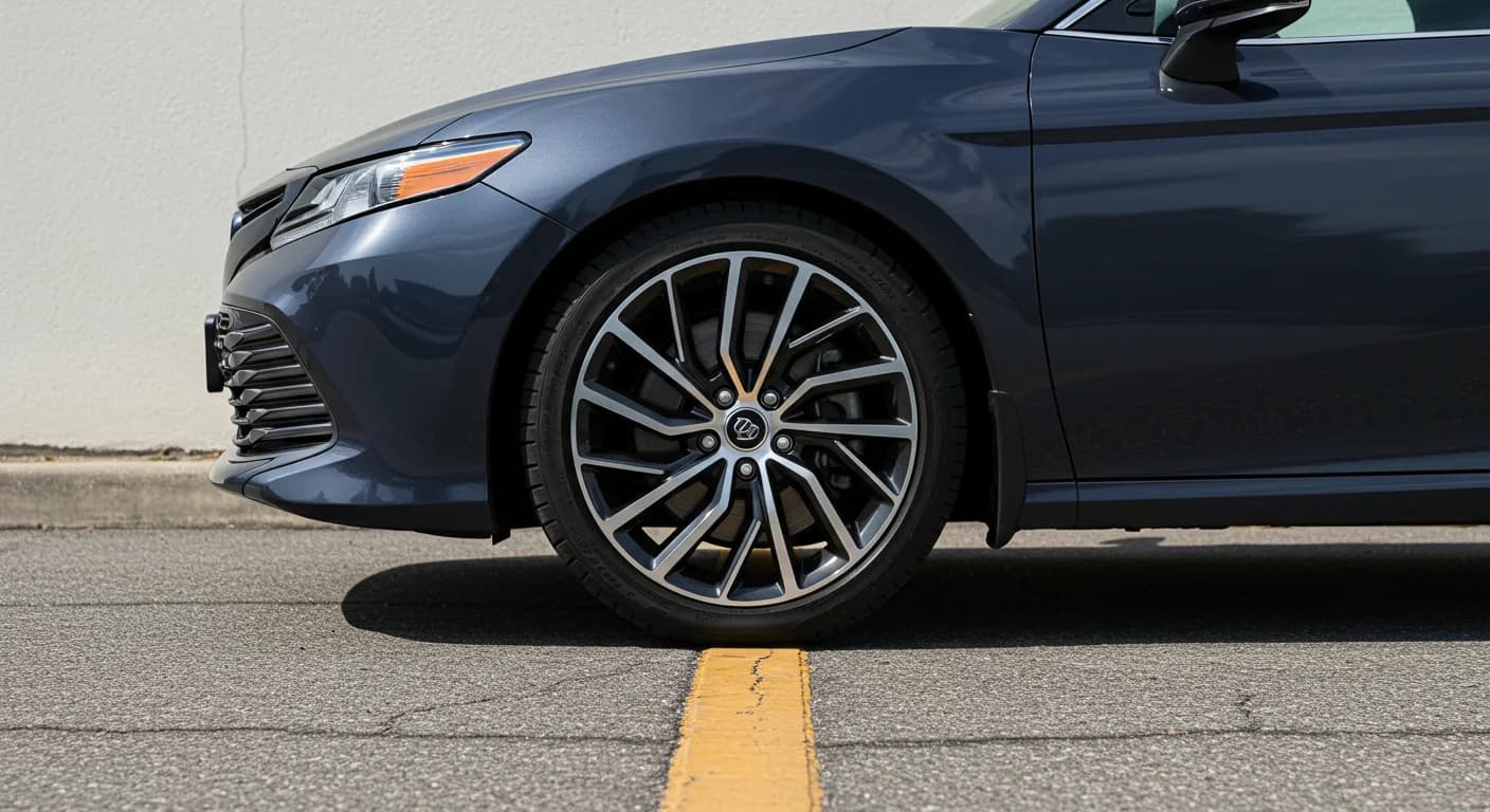 2023 TOYOTA Camry — Toyota Camry tire positioning