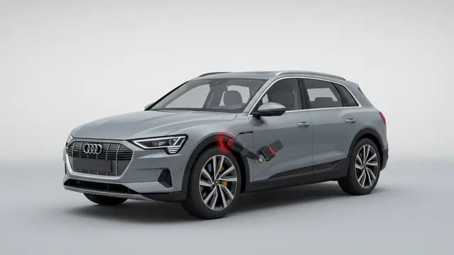 2022 Audi e-tron — Audi e-tron twisted seatbelts