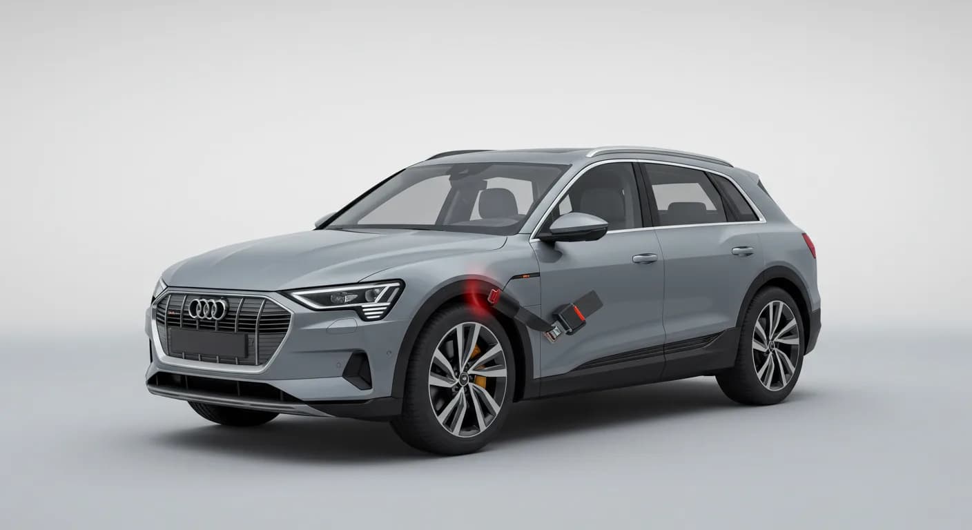 2022 Audi e-tron — Audi e-tron twisted seatbelts