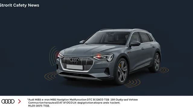 2021 Audi e-tron — Audi e-tron navigation malfunction