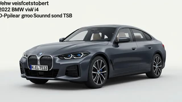 2022 BMW i4 — 2022 BMW i4 D-pillar groaning sound