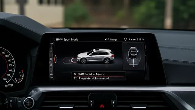 2022 BMW X3 — BMW Sport Mode display