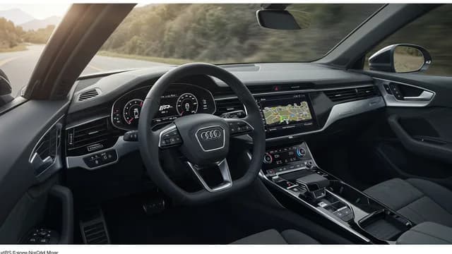 2022 Audi RS e-tron GT — Audi RS e-tron GT HUD map