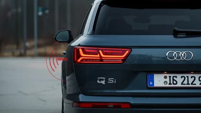 2021 Audi Q7 — Audi Q7 rear parking aid warning