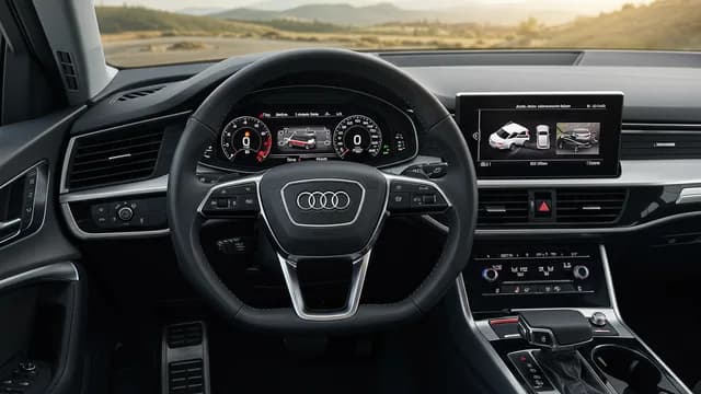 2021 Audi A6 — 2021 Audi A6 MMI display distorted