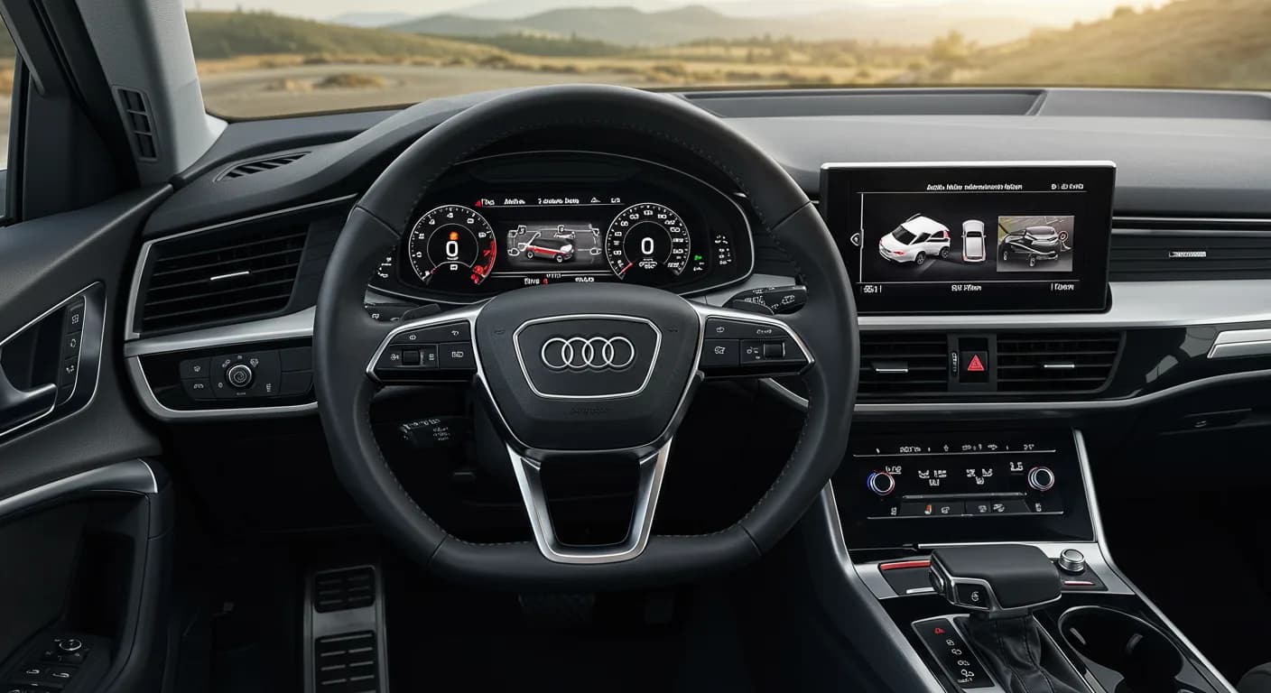 2021 Audi A6 — 2021 Audi A6 MMI display distorted