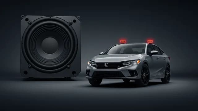 2022 Honda Civic — Honda Civic speaker distortion