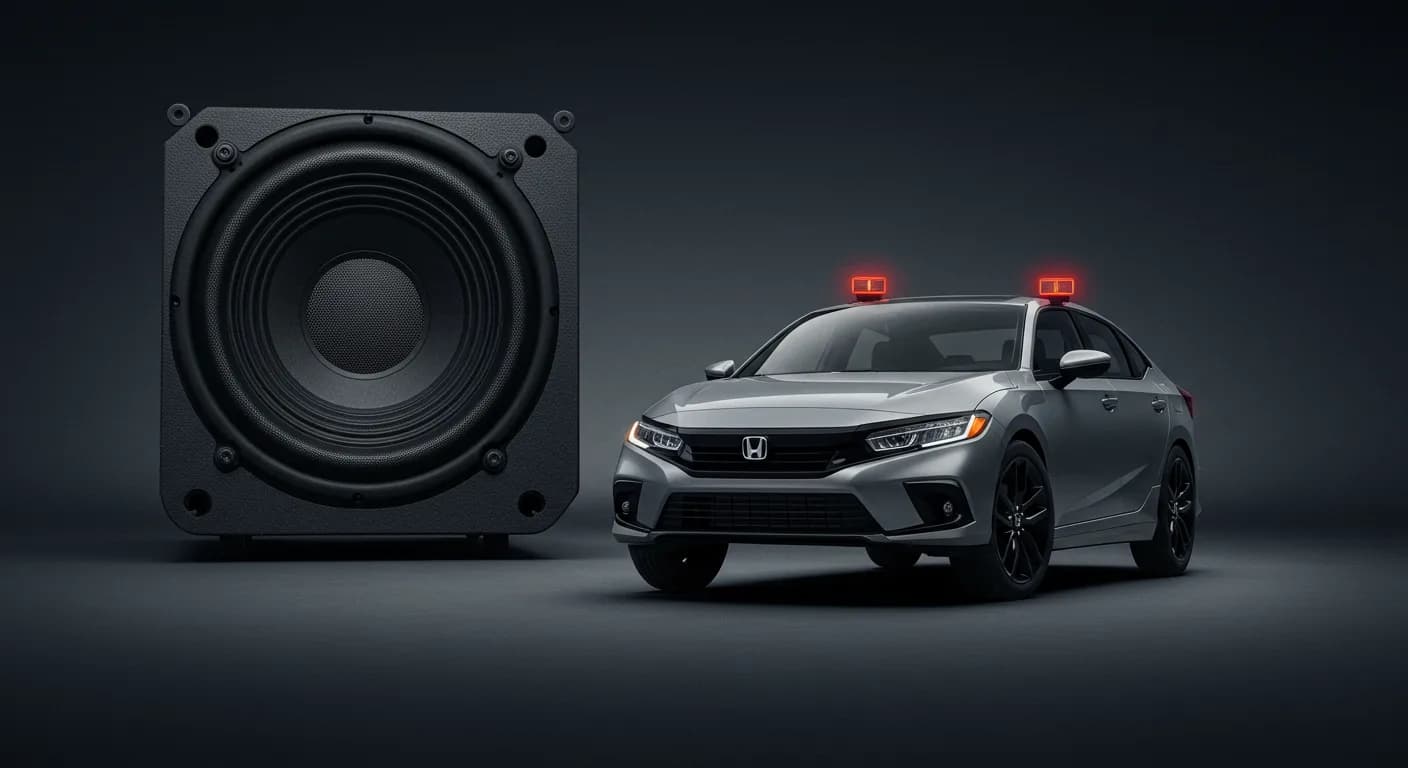 2022 Honda Civic — Honda Civic speaker distortion