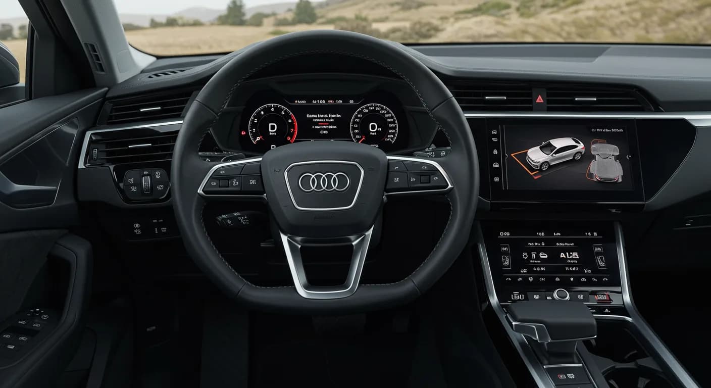 2023 Audi e-tron — Audi e-tron head-up display fault