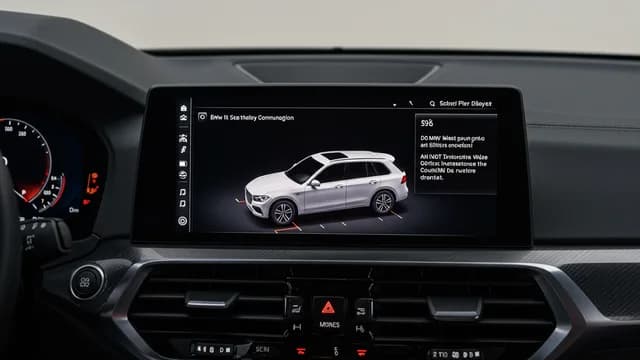 2022 BMW X3 — BMW X3 infotainment white spots