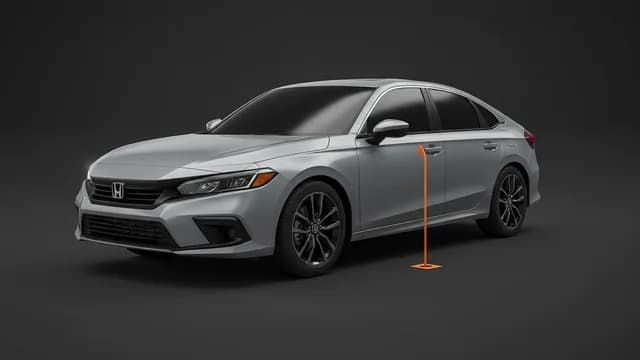 2022 Honda Civic — Honda Civic A/C condenser leak