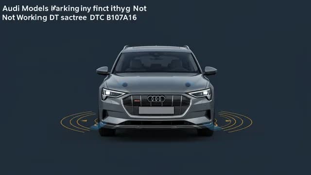 2023 Audi e-tron — Audi parking aid DTC B107A16