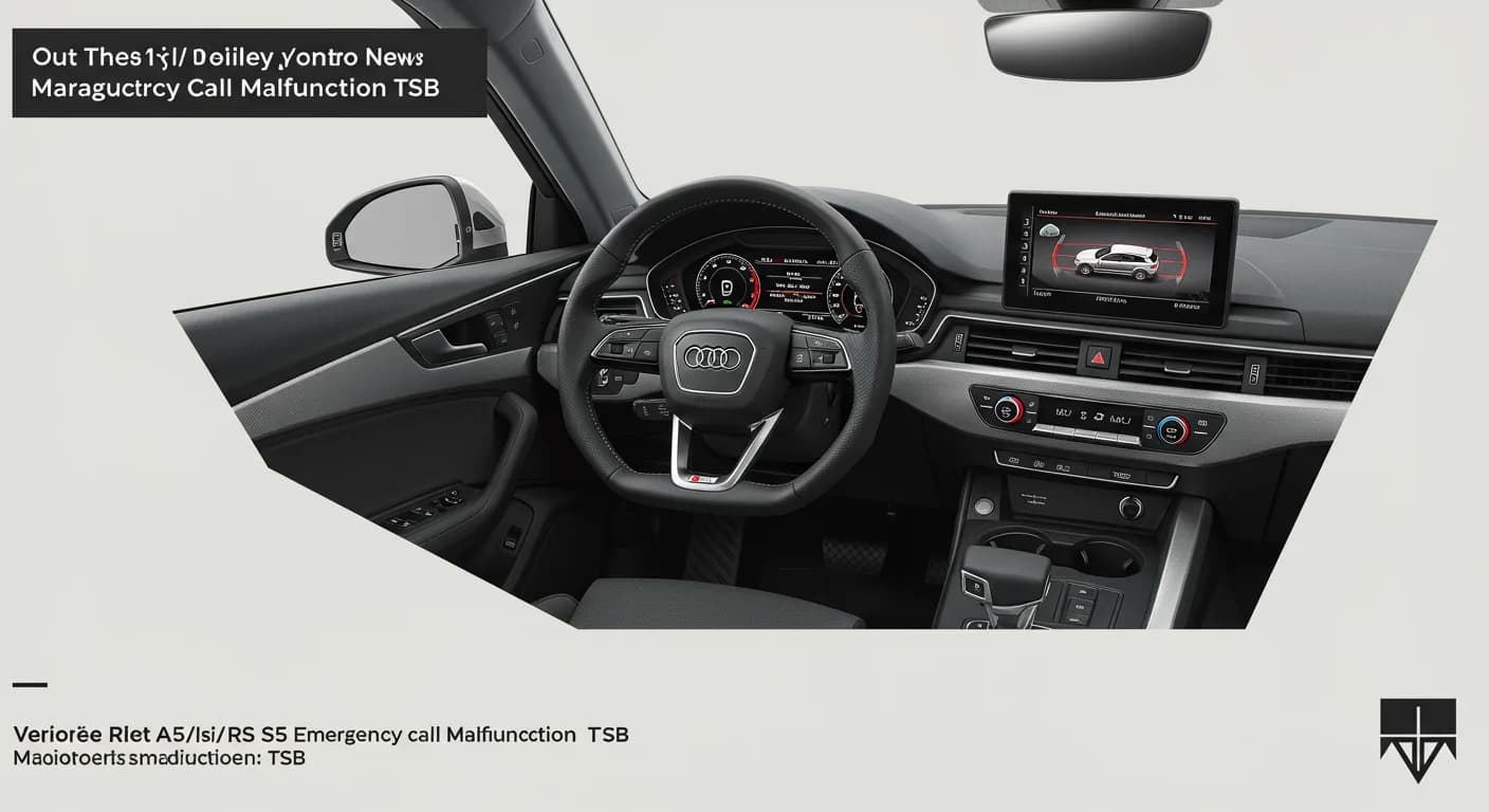 2021 Audi A5 — Audi A5 emergency call malfunction