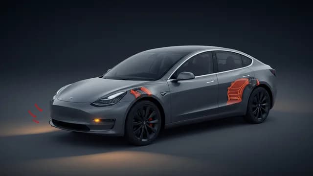 2021 TESLA Model 3 — Tesla Model 3 braking alerts