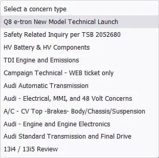 2024 Audi Q8 — manufacturer_communication document image 1