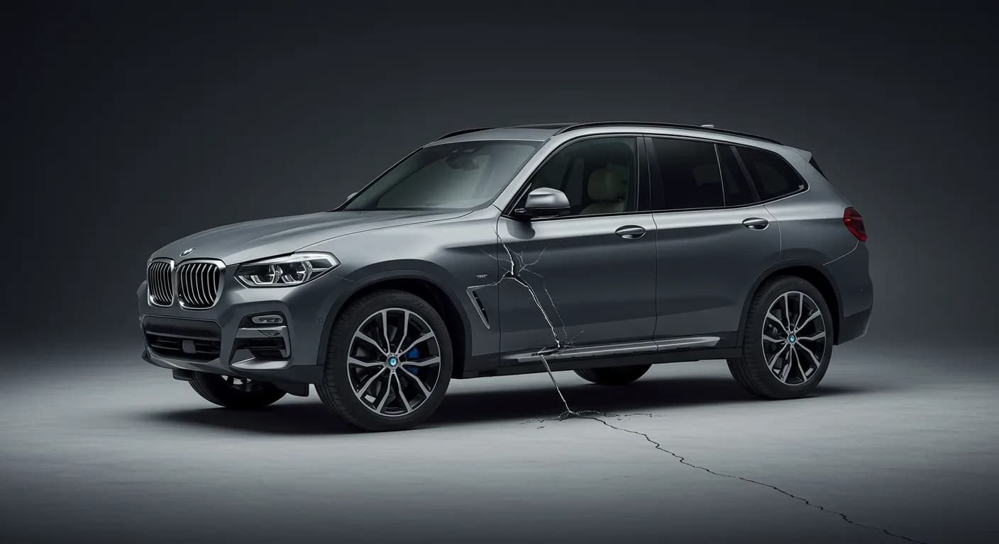 2022 BMW X3 — BMW X3 B-pillar cracking