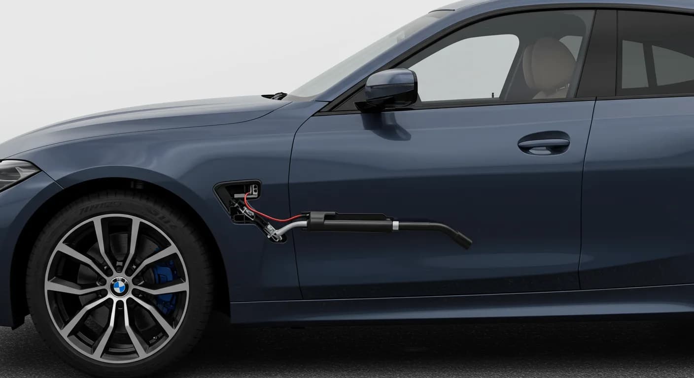 2023 BMW 430i — 2023 BMW 430i door handle resin leak