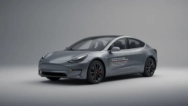 2022 TESLA Model 3 — 2022 TESLA Model 3 manufacturer_communication