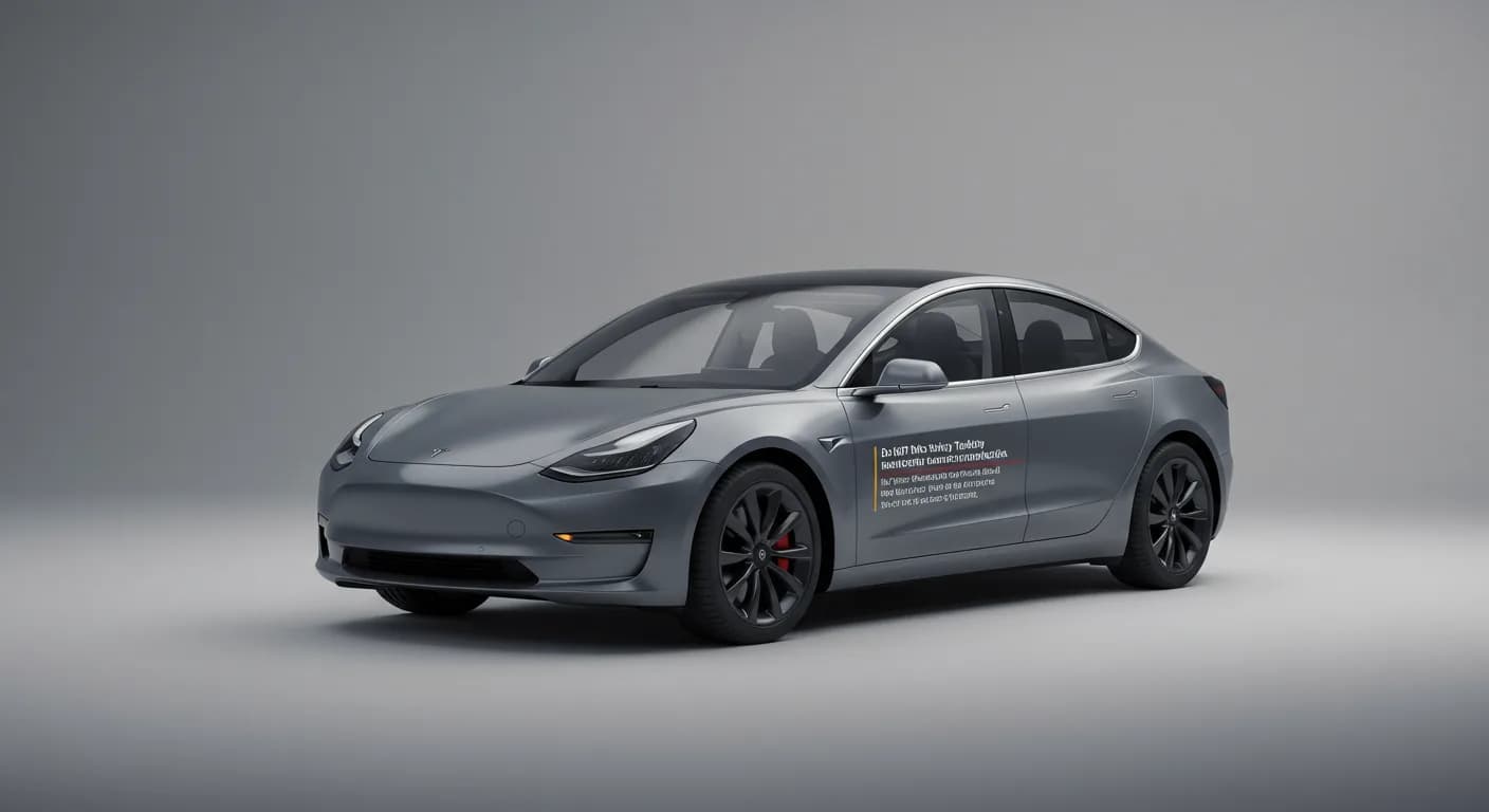 2022 TESLA Model 3 — 2022 TESLA Model 3 manufacturer_communication