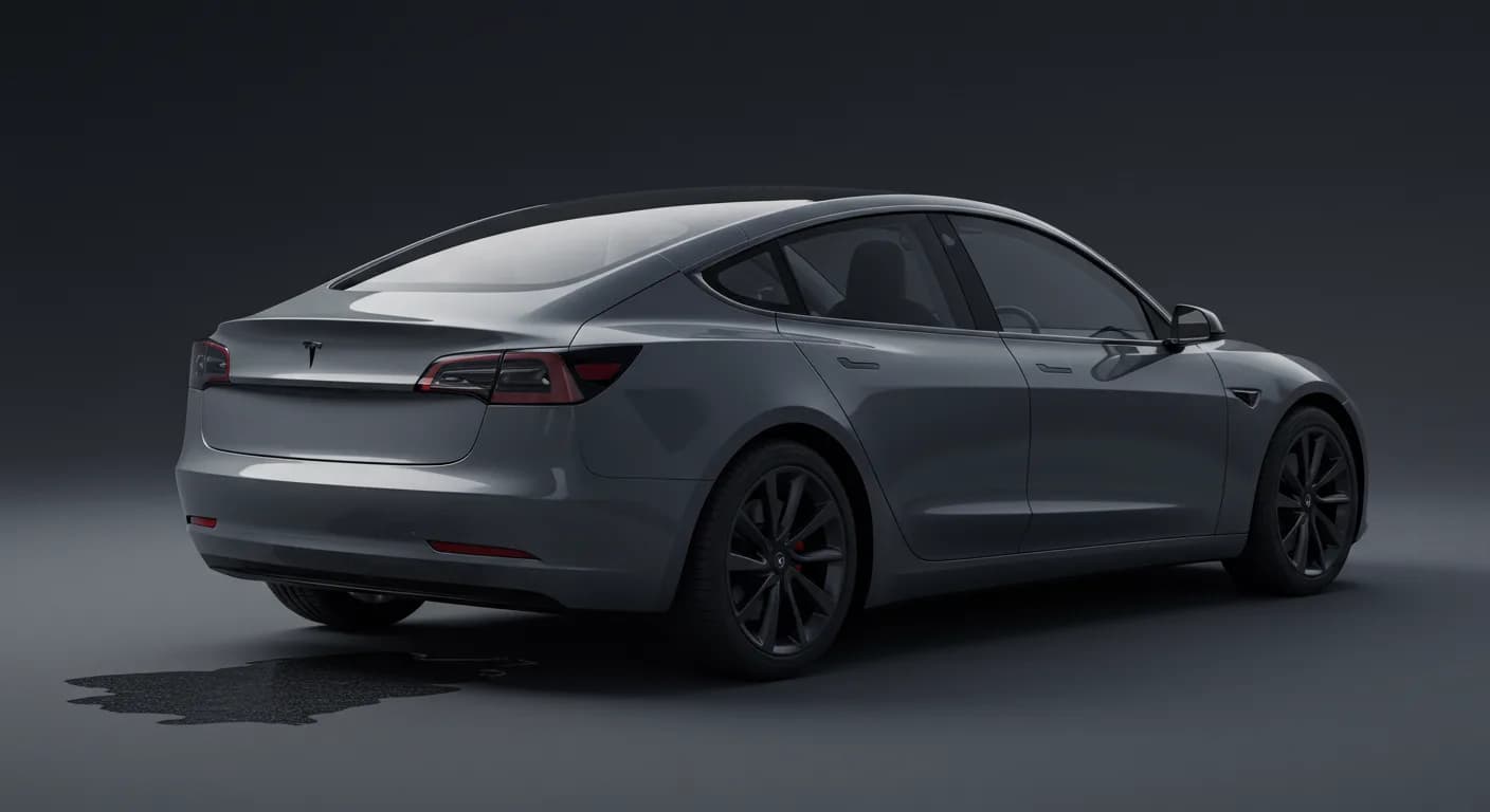 2023 TESLA Model 3 — Model 3 trunk water leak