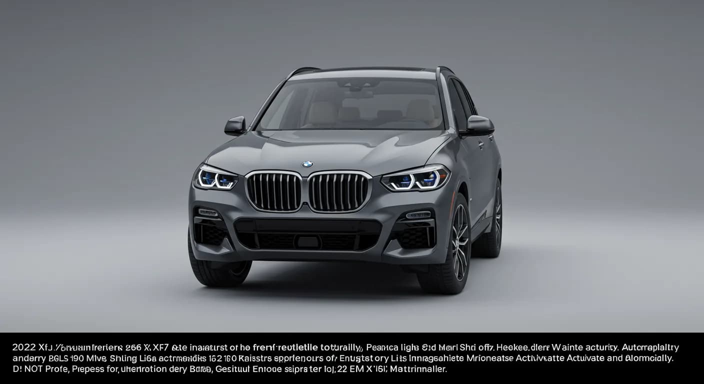 2022 BMW X5 — 2022 BMW X5 manufacturer_communication