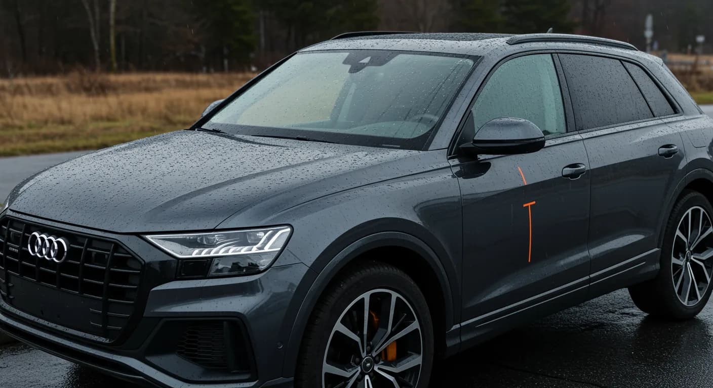 2022 Audi Q8 — 2022 Audi Q8 underbody water leak
