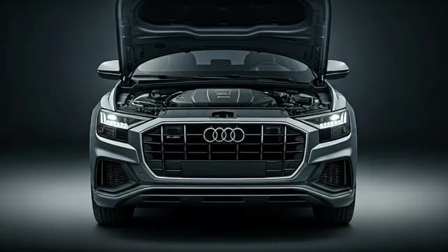 2021 Audi Q8 — Audi engine replacement debris check