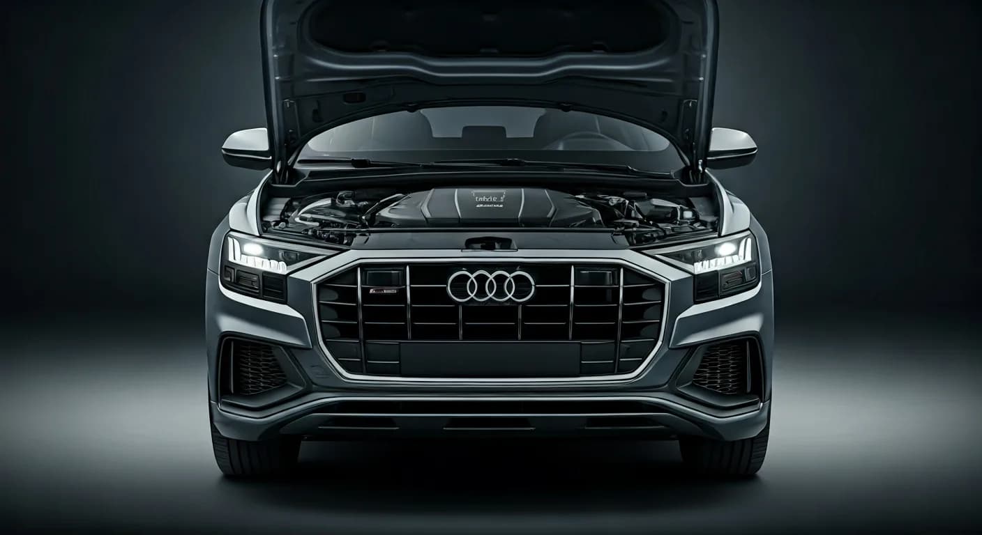 2021 Audi Q8 — Audi engine replacement debris check