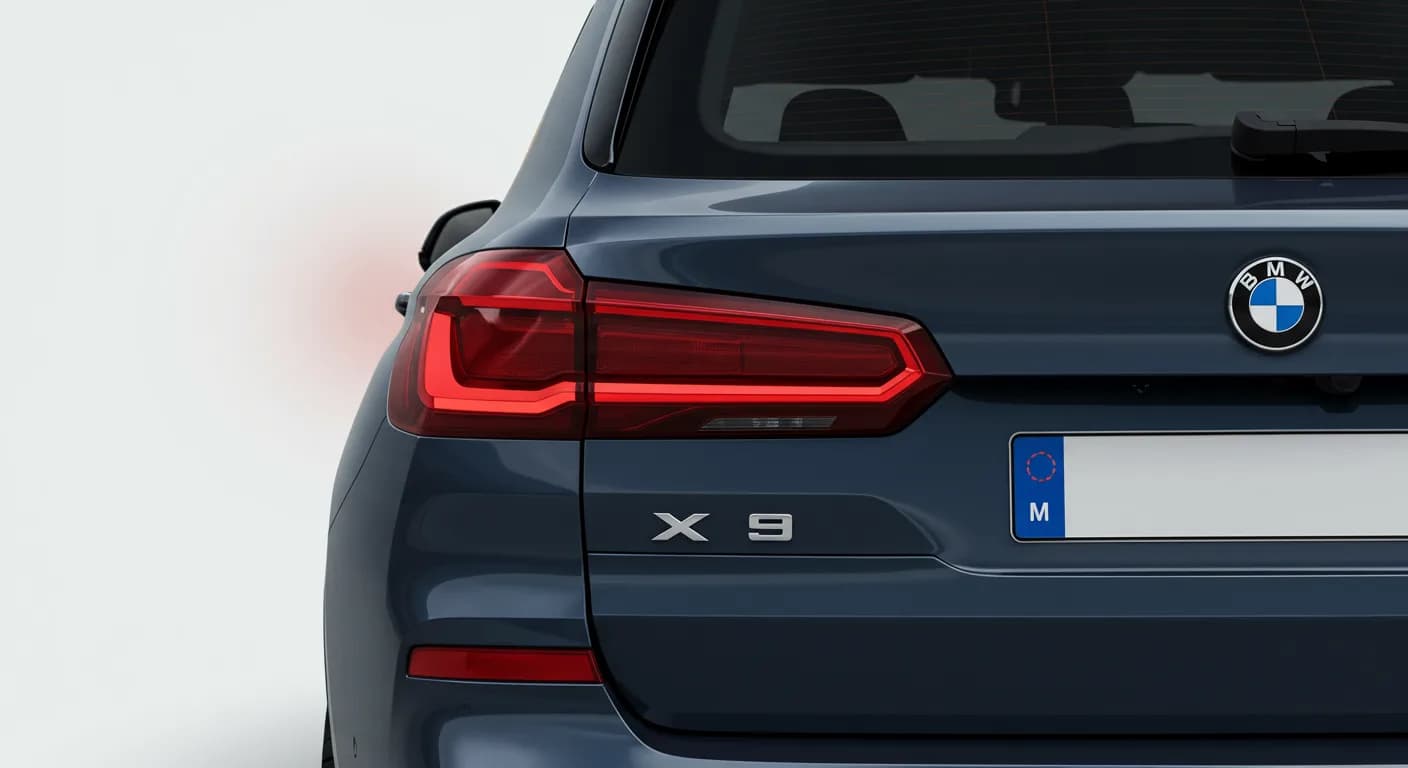 2022 BMW X5 — BMW tail light condensation