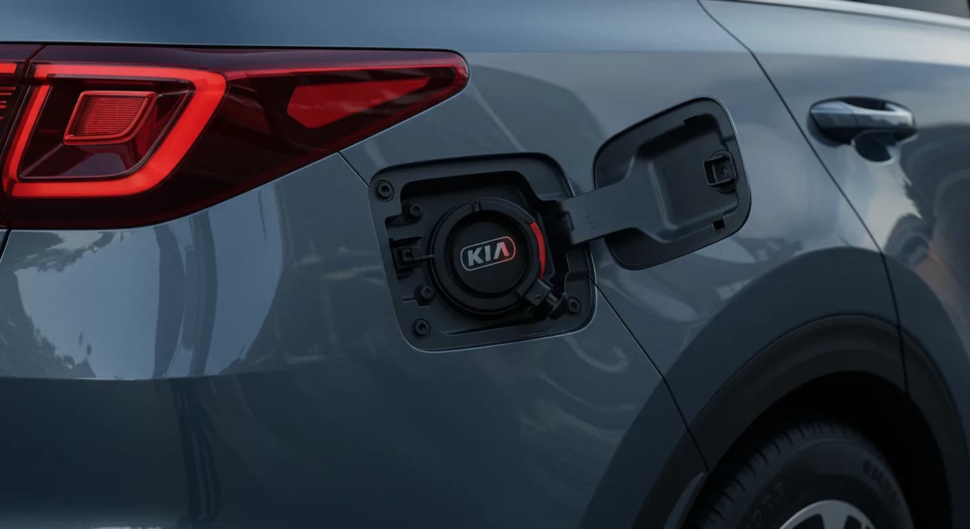 2023 Kia Sportage — Kia Sportage fuel filler neck