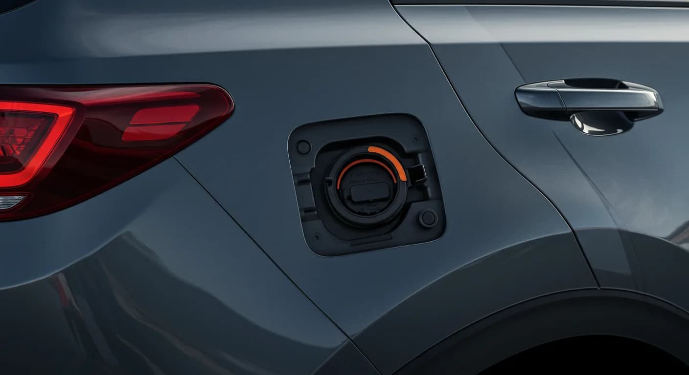 2023 Kia Sportage — Kia Sportage fuel filler neck