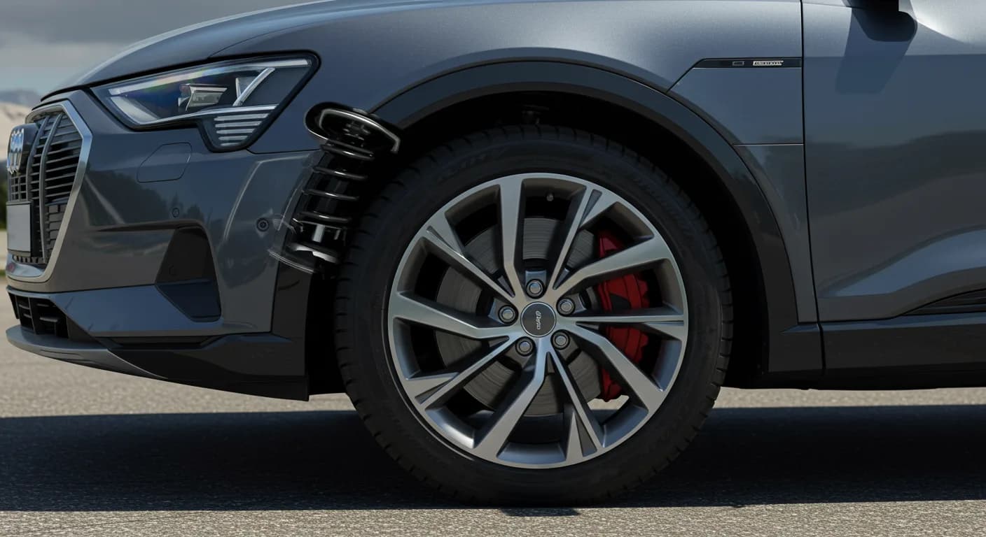 2021 Audi e-tron — Audi air suspension warning
