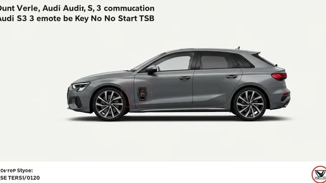 2023 Audi S3 — Audi S3 remote key fault