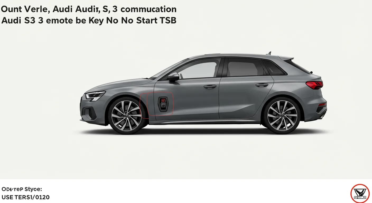 2023 Audi S3 — Audi S3 remote key fault