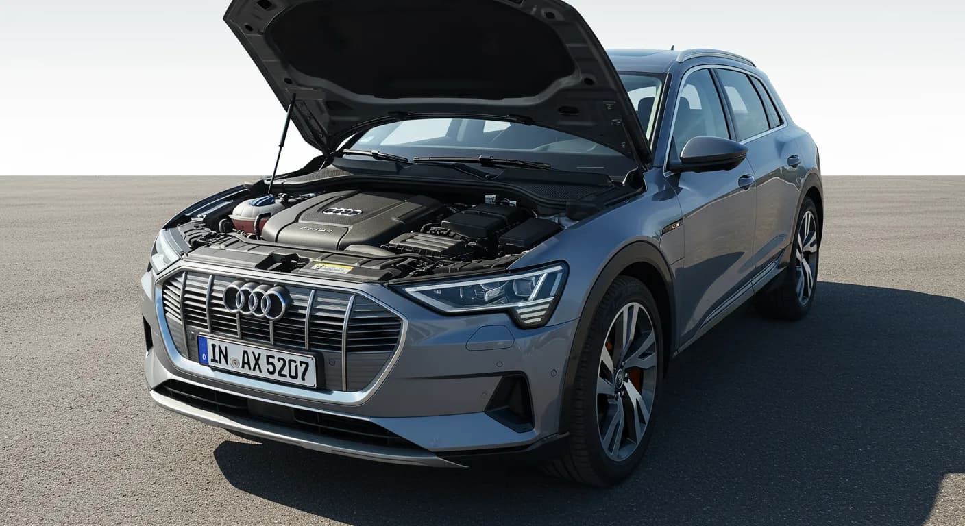 2022 Audi e-tron — Audi e-tron front end noise