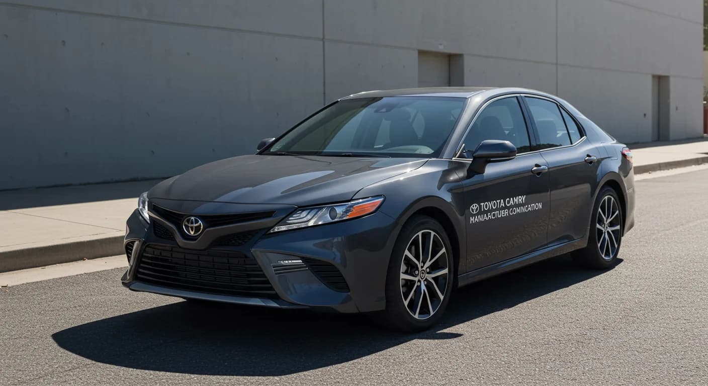 2022 TOYOTA Camry — Toyota Camry manufacturer communication