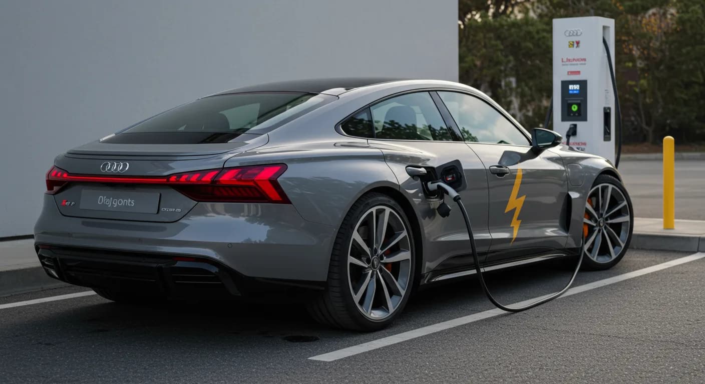 2026 Audi S e-tron GT — Audi e-tron GT battery charging