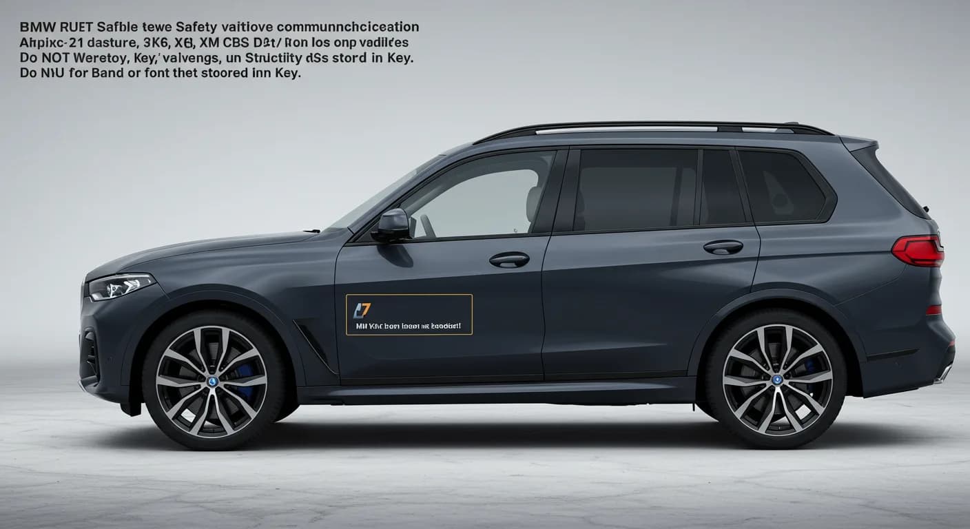2024 BMW X7 — BMW X7 CBS data not stored