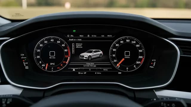 2022 Audi e-tron — Audi e-tron instrument cluster fault