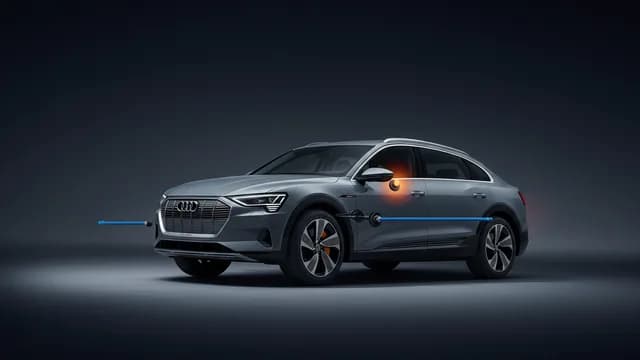 2021 Audi e-tron — Audi e-tron rear suspension rattle