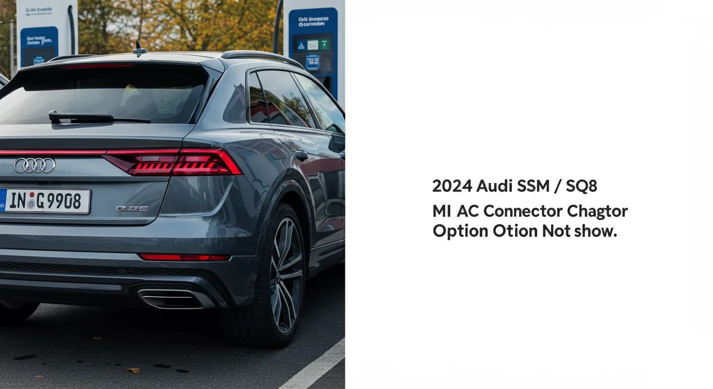 2024 Audi Q8 — 2024 Audi Q8 MMI AC Connector