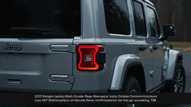 2023 Jeep Wrangler — 2023 Jeep Wrangler manufacturer_communication