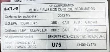 2023 Kia Sportage — manufacturer_communication document image 1