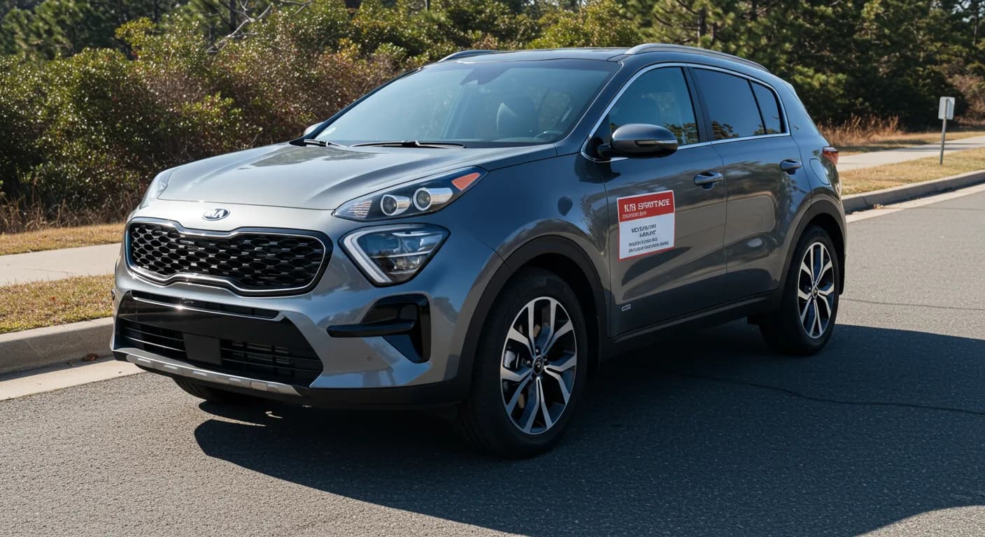 2023 Kia Sportage — Kia Sportage VECI label error