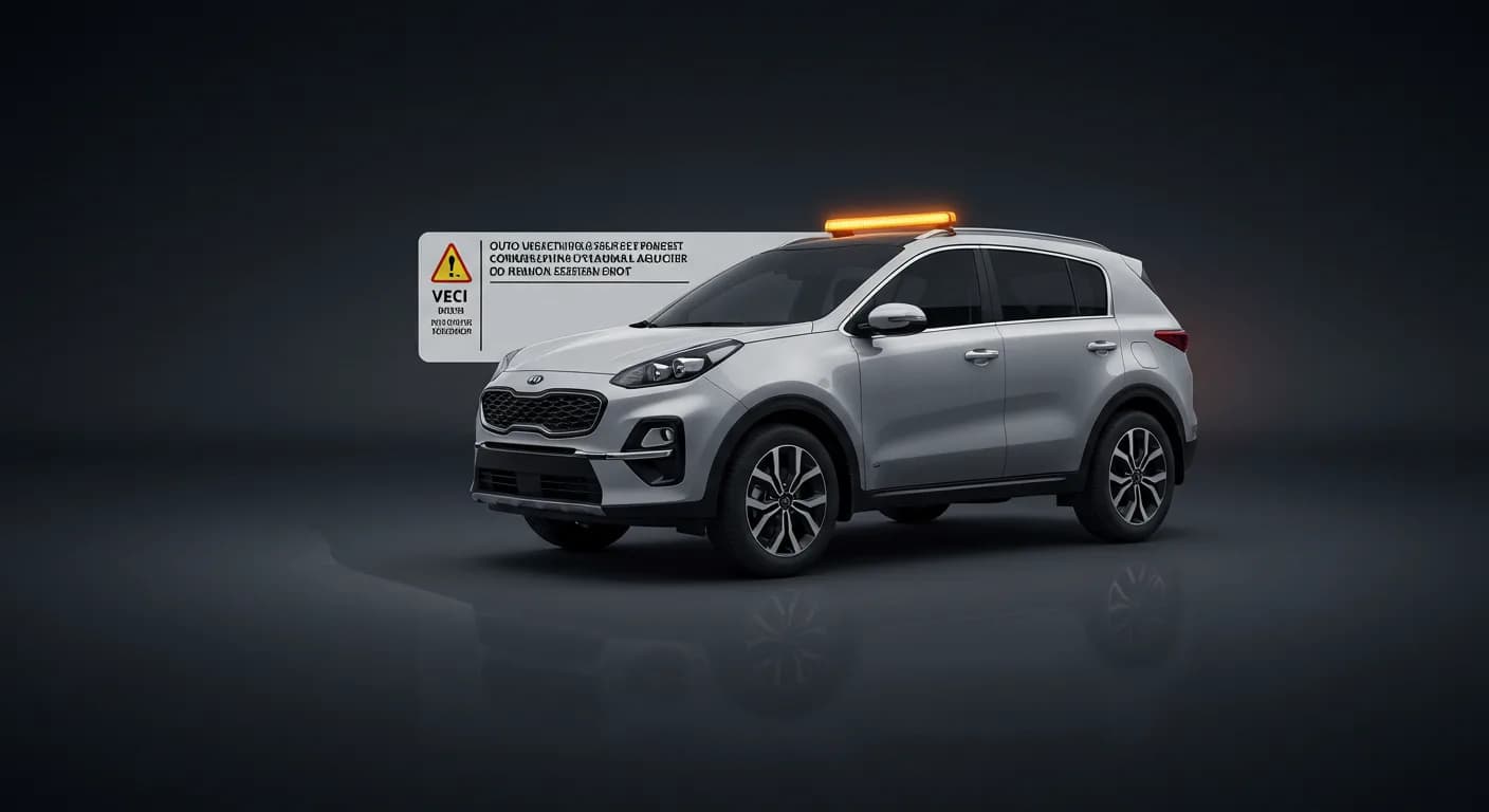 2023 Kia Sportage — Kia Sportage VECI label