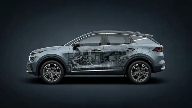 2023 Kia Sportage — Kia Sportage VECI label