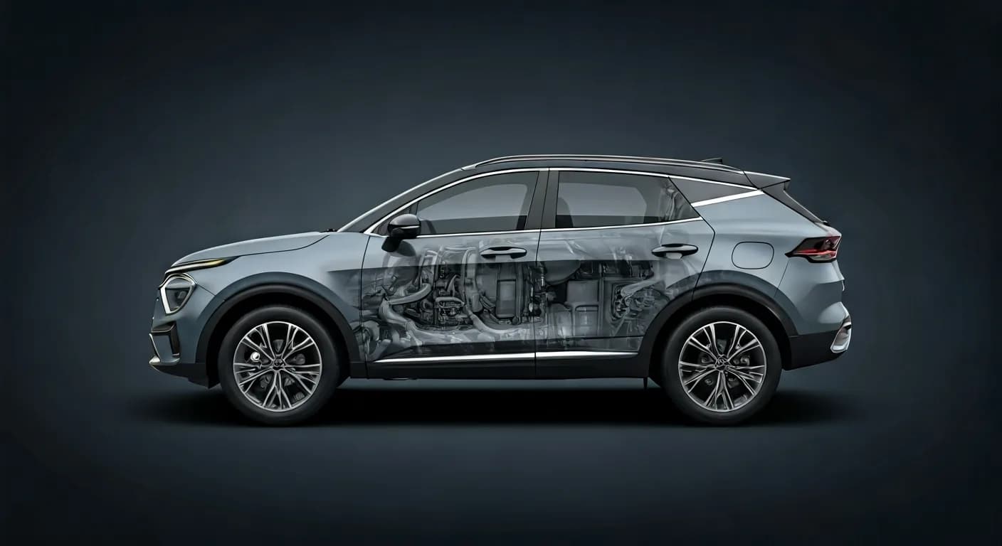 2023 Kia Sportage — Kia Sportage VECI label